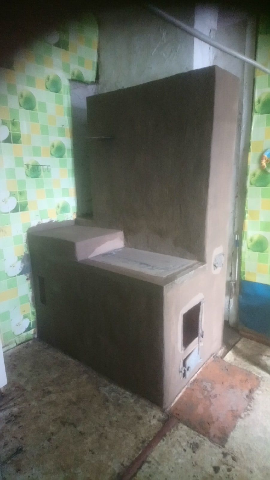 кухонная печь из кирпича